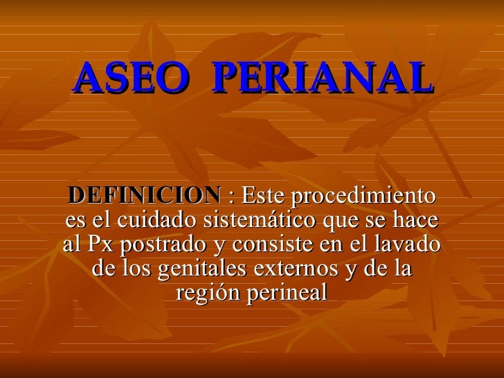 aseo perineal en el parto